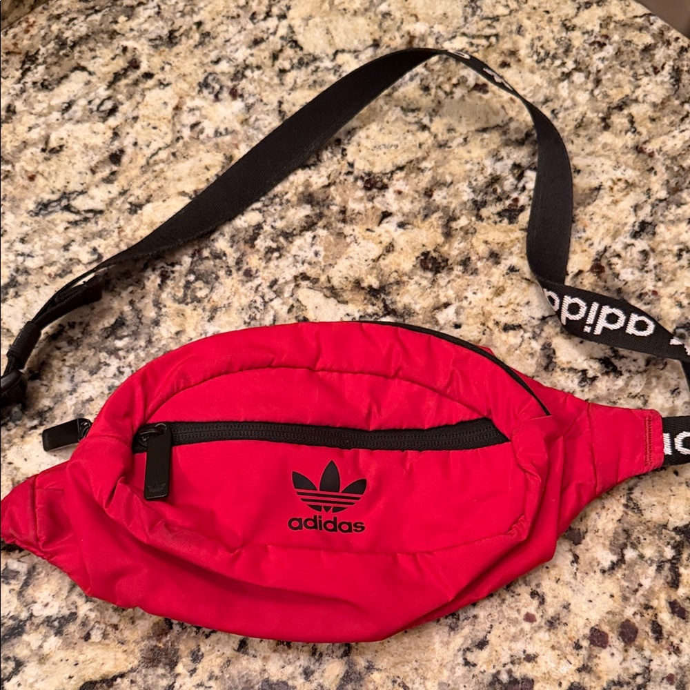 adidas Red Fanny pack